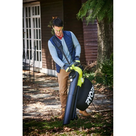 фото электрическая воздуходувка ryobi rbv3000cesv