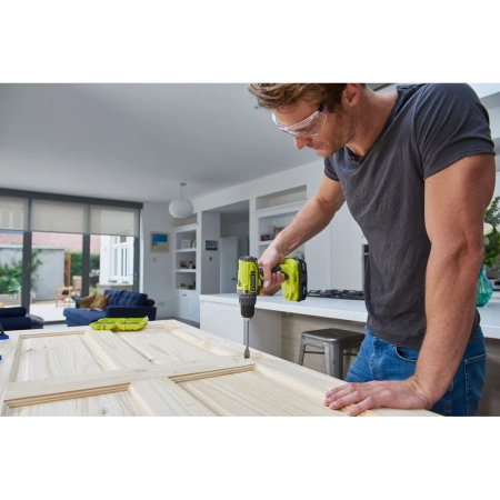 фото аккумуляторная дрель-шуруповерт ryobi r18dd2-220s