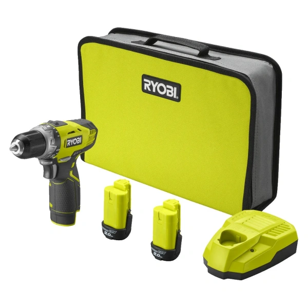 фото дрель-шуруповерт ryobi 12в rcd1201-220s