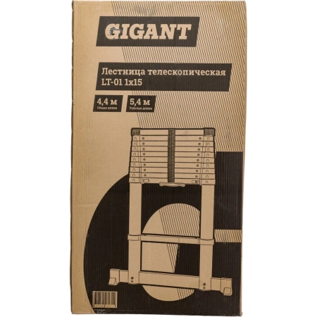 фото телескопическая лестница gigant lt-01 1x15