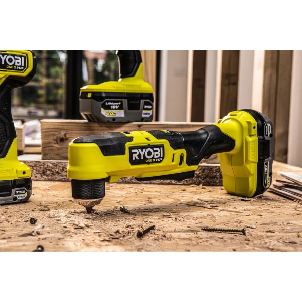 фото угловая дрель ryobi one+ hp rad18c-0