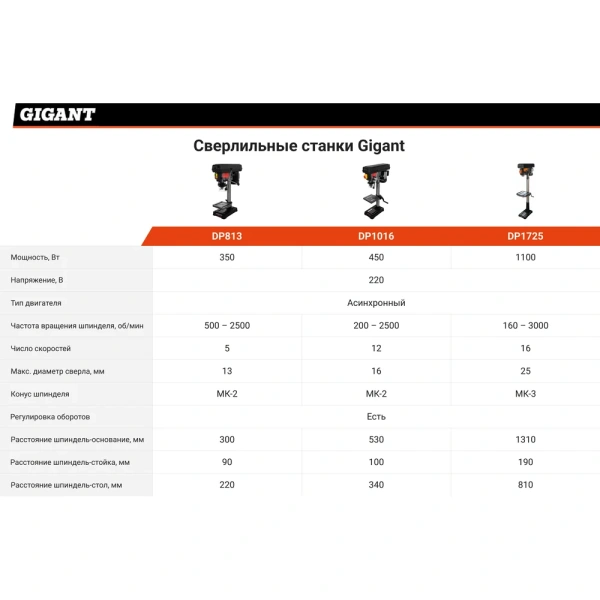 фото сверлильный станок gigant dp1725
