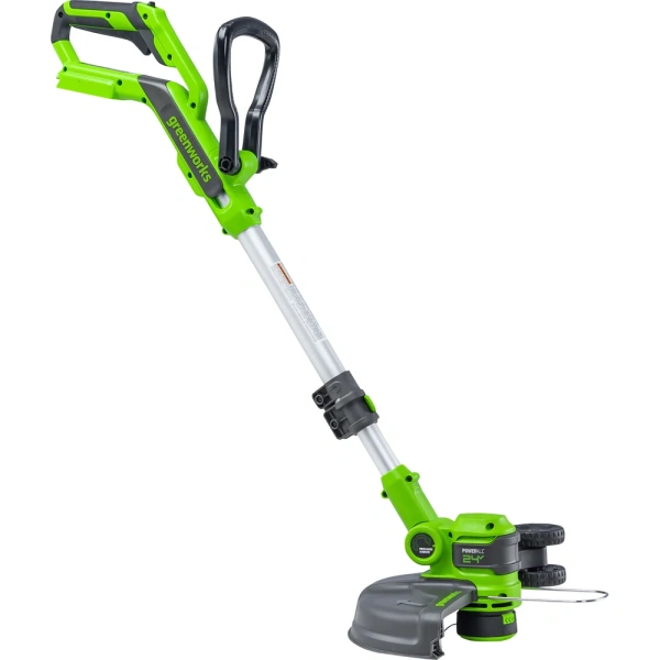 фото аккумуляторный триммер greenworks 2110407usb4