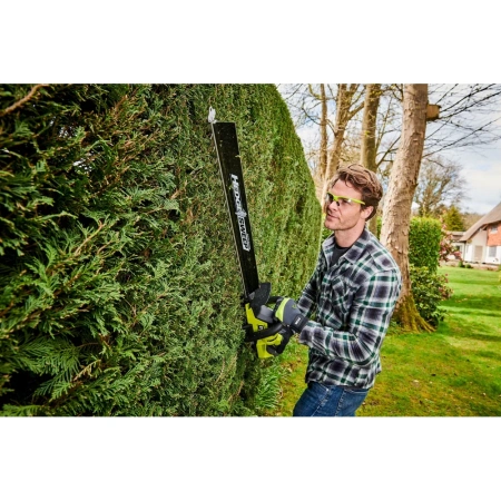 фото бесщеточный кусторез ryobi max power 36в ry36htx65a-0 5133005076